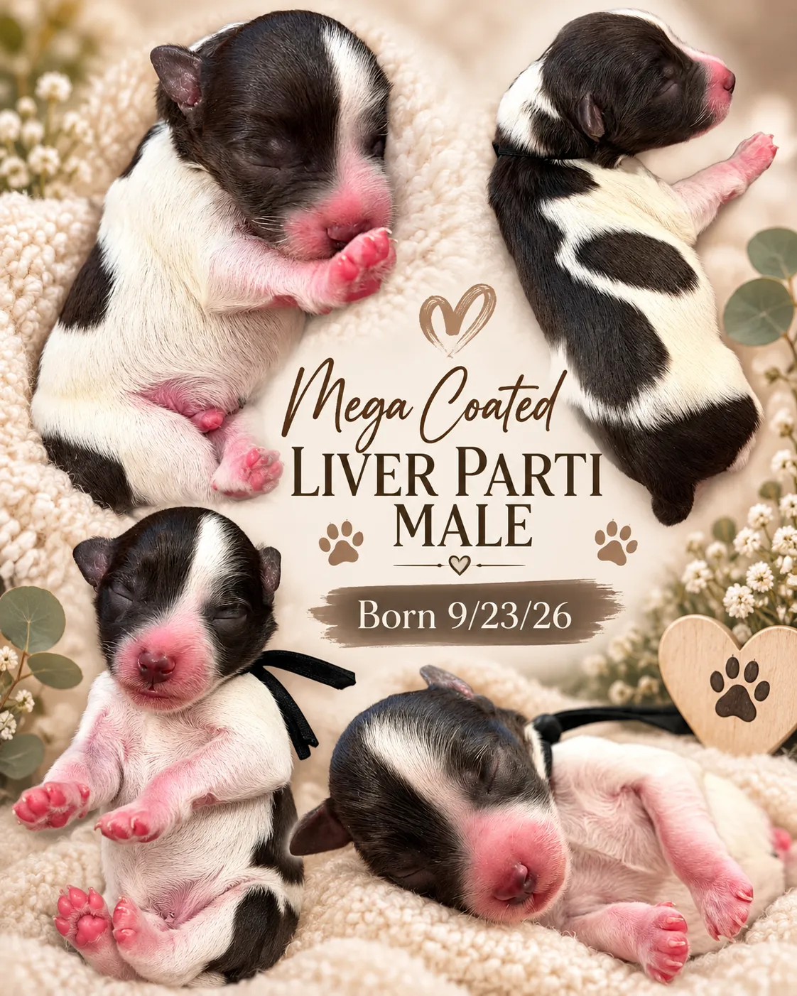 Cooper, liver parti Miniature Schnauzer puppy (photo 2)